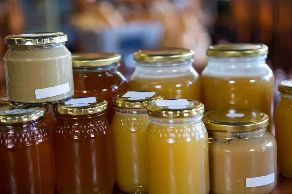 a good selection of honey is essential for your party!